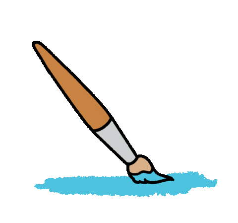 Animated paint illustration